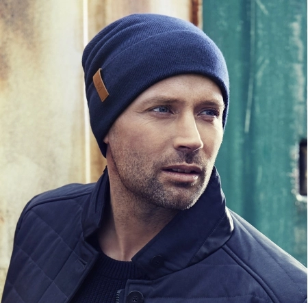 Bonnet chimio en laine/coton tout confort pour hommes